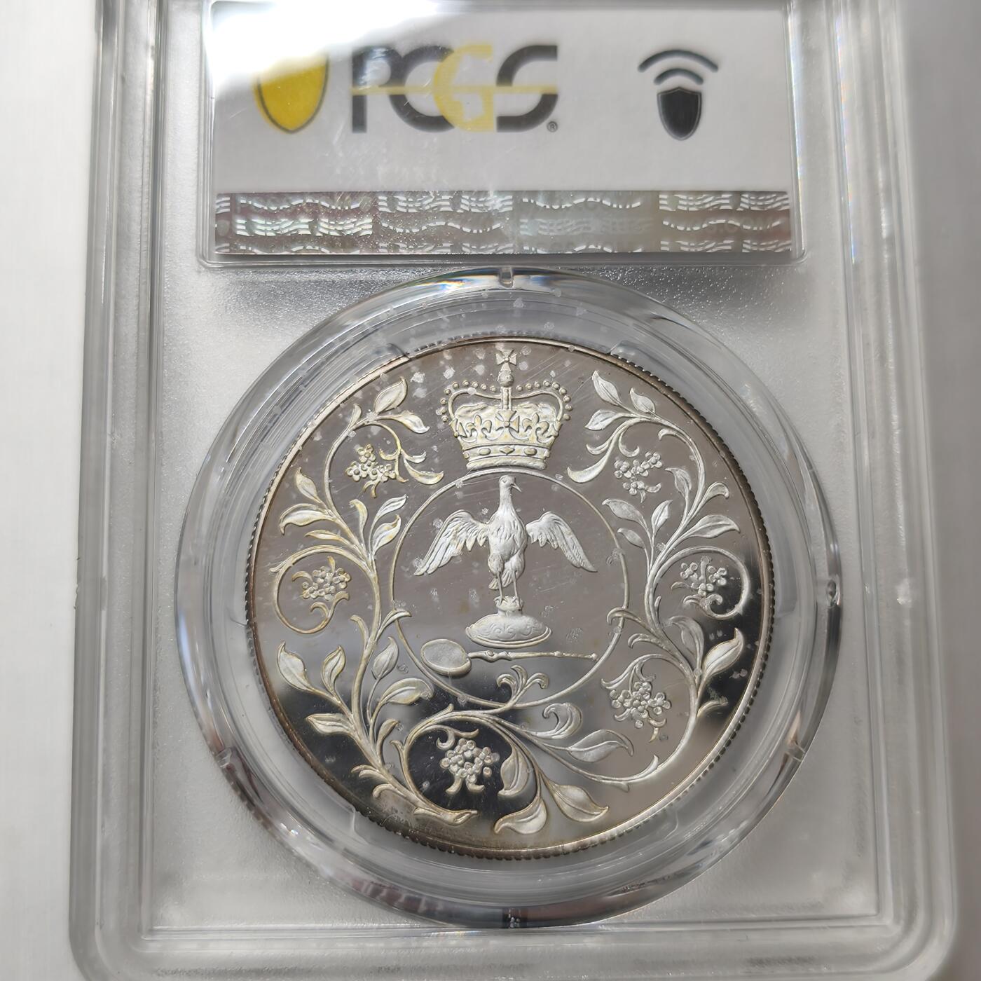 老蟹的宝藏🏴‍☠️ V PCGS PR68DCAM 英国1977年克朗银币