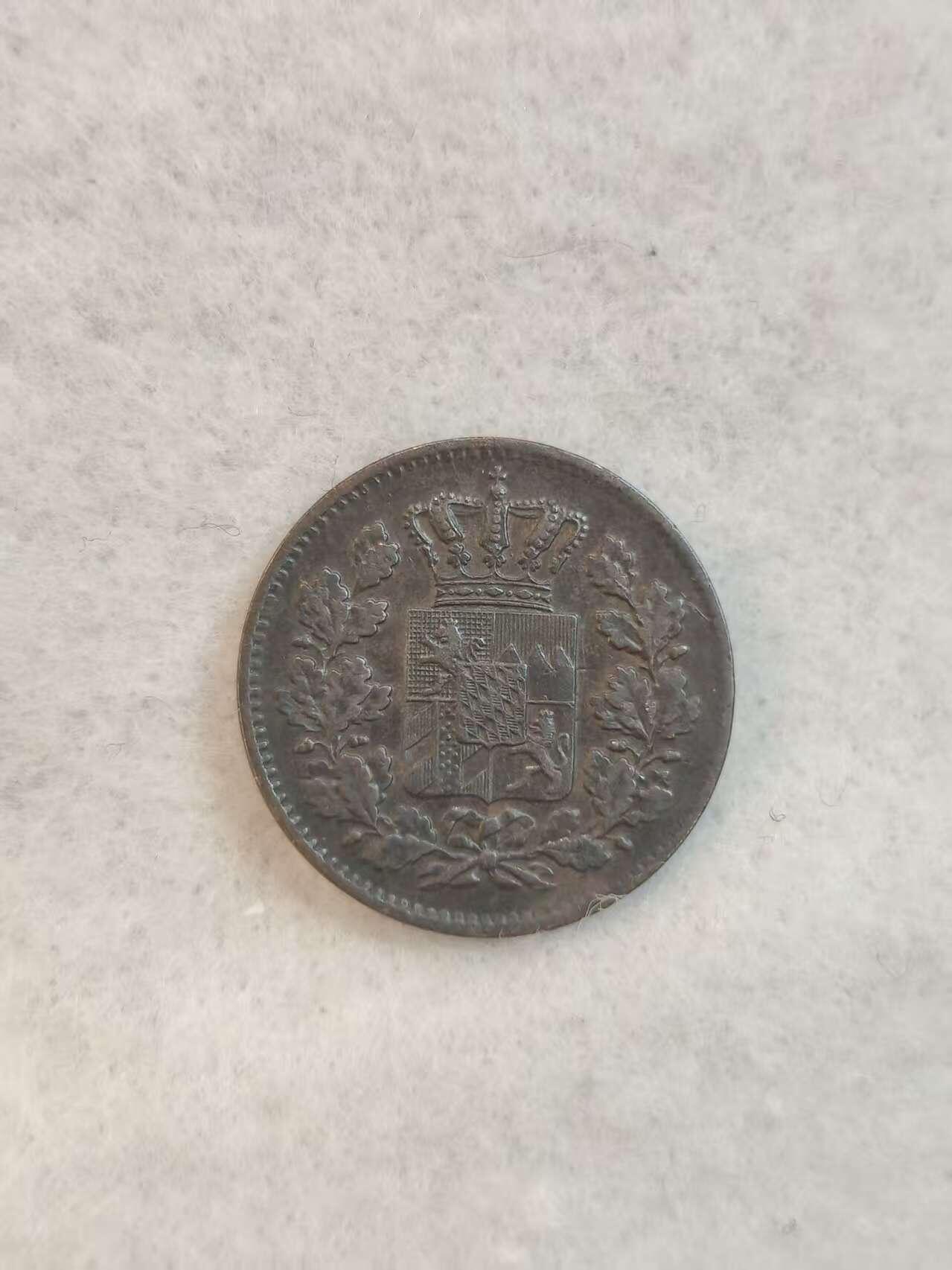 G&W世界散币，银币处理专场（第39场） 德意志帝国建立前夕 萨克森 魏玛 艾森纳赫大公国 1871年2芬尼   德意志联邦向德意志帝国过渡阶段时期的辅币