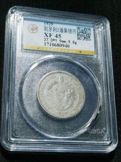 天下钱庄专场欢迎参拍 - 匈牙利圣母抱婴2潘果银币