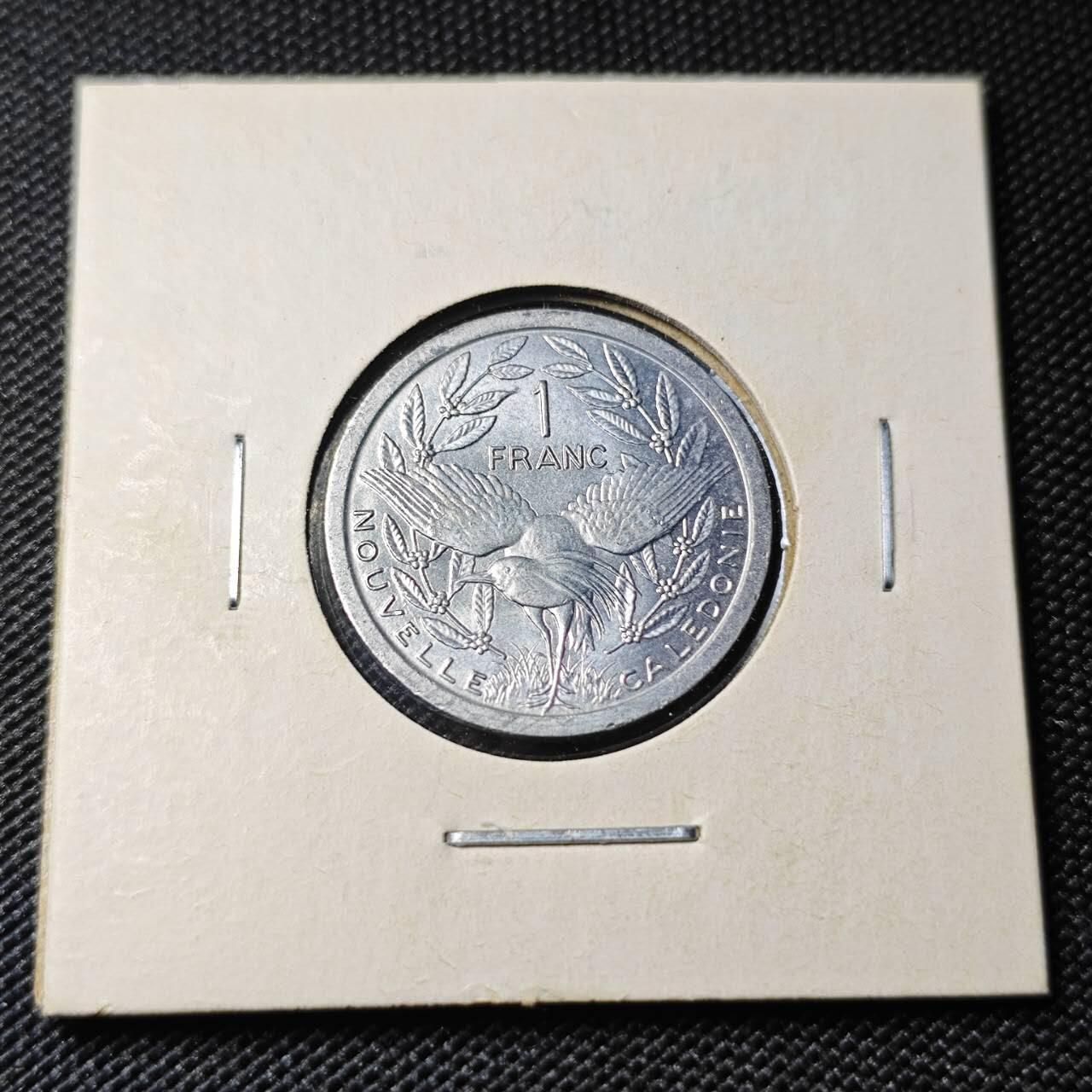 KK钱币收藏小铺 第382期  2月预留时间 周末发货  1981新喀里多尼亚1法郎