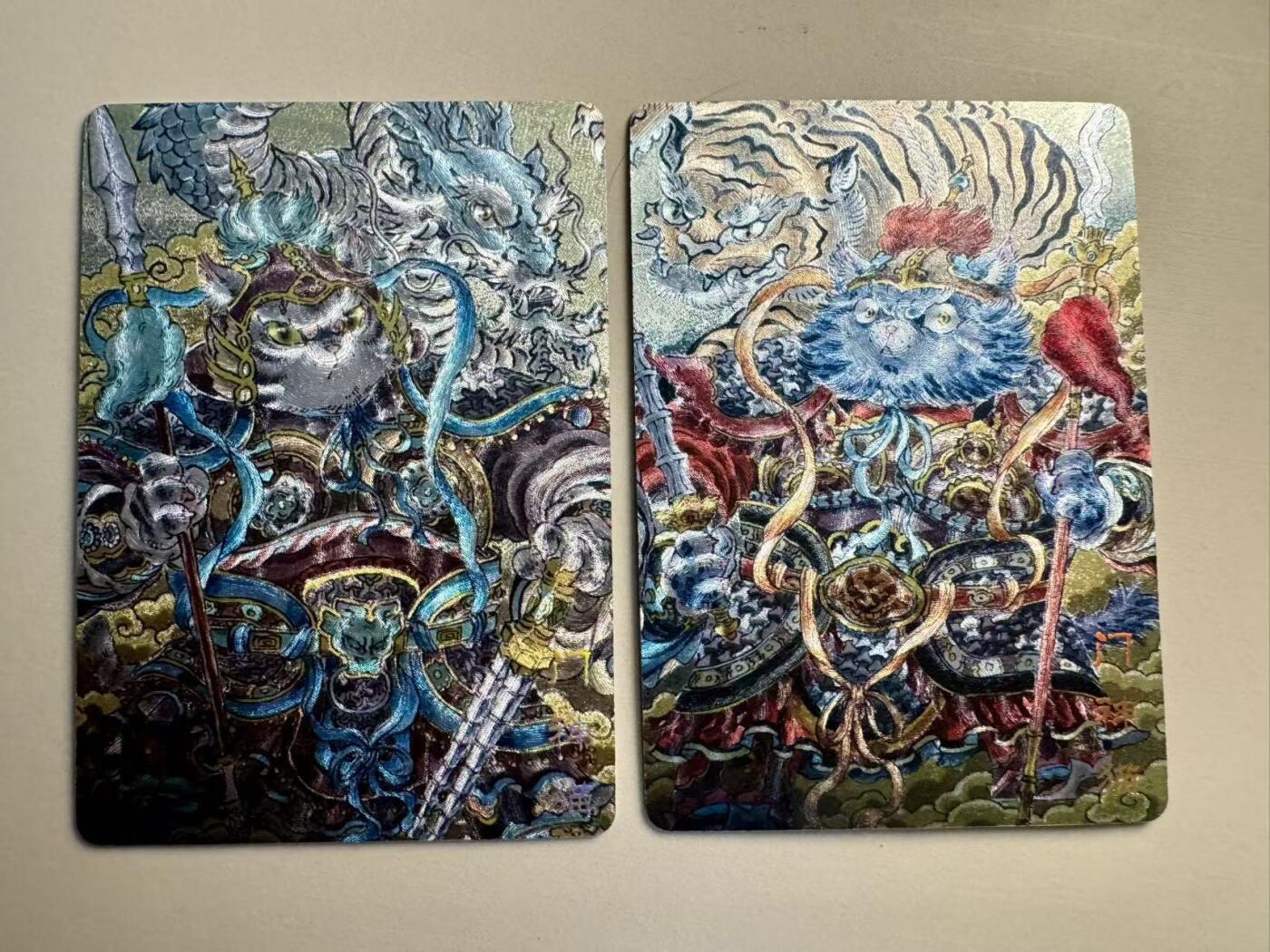 寸草不生拍卖第十六期（持续收拍 好货等你来） 卡萃文化  李尊奇  九龙奇谭 门神2张