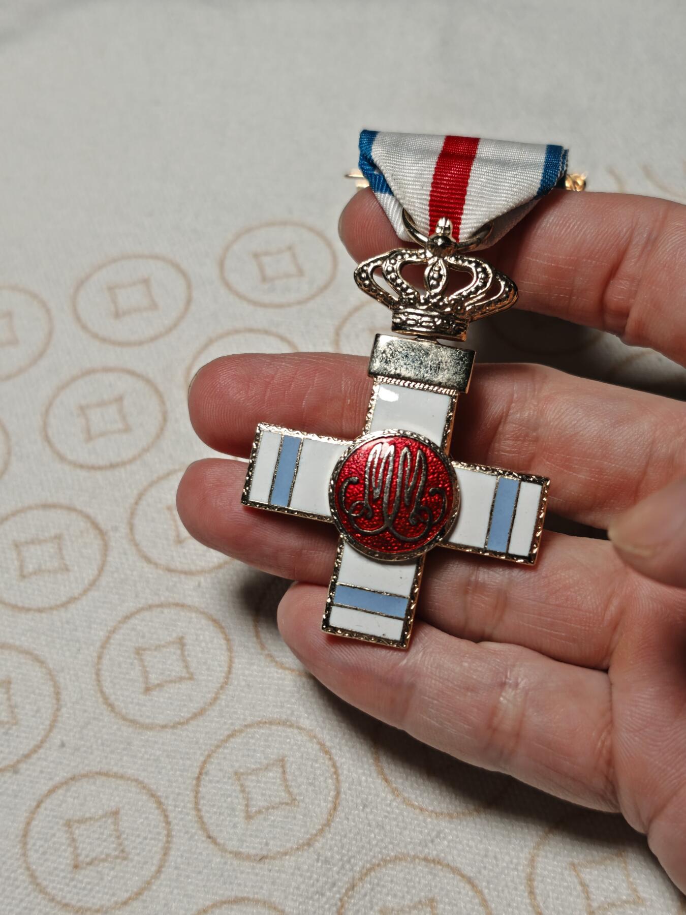 抚柳草堂-第二期章牌钱币 奖章勋章限时免佣 满百包邮 放漏专场 西班牙空军军事功勋勋章 少见版本品相不错珐琅完好