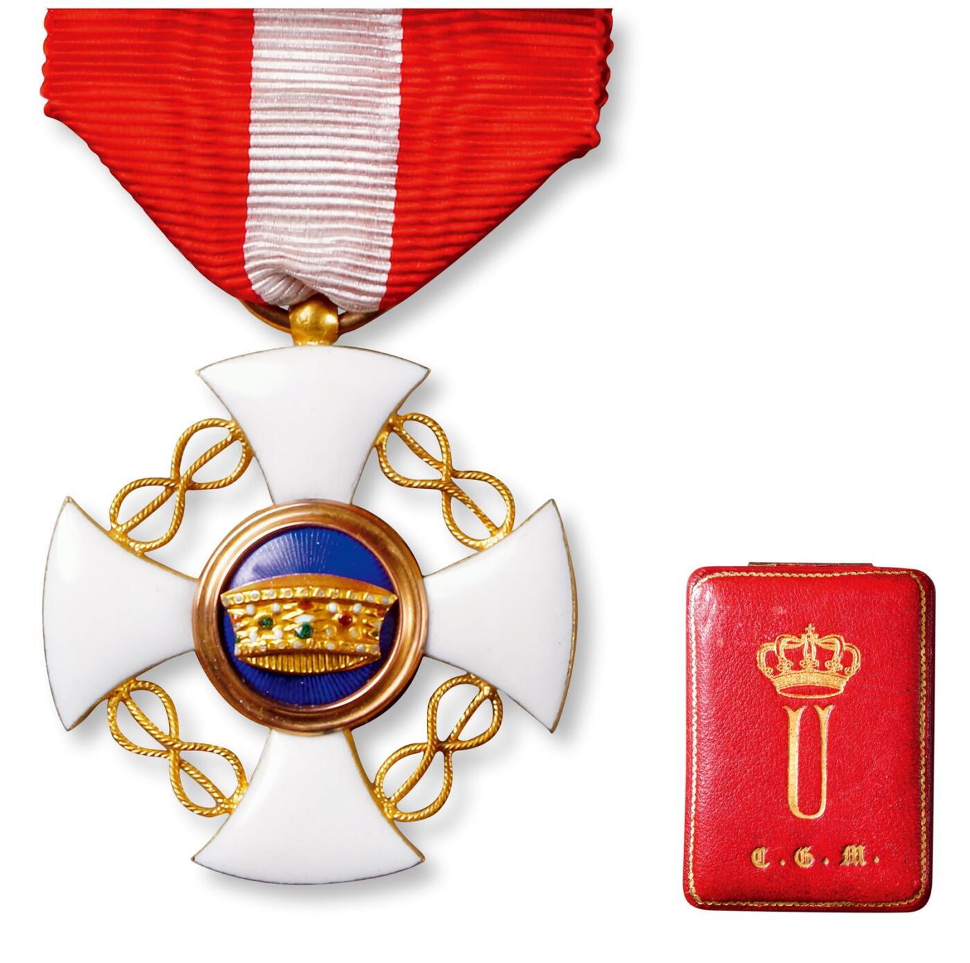 中贸圣佳2025年秋季拍卖会 众妙 19世纪 意大利皇冠金质勋章