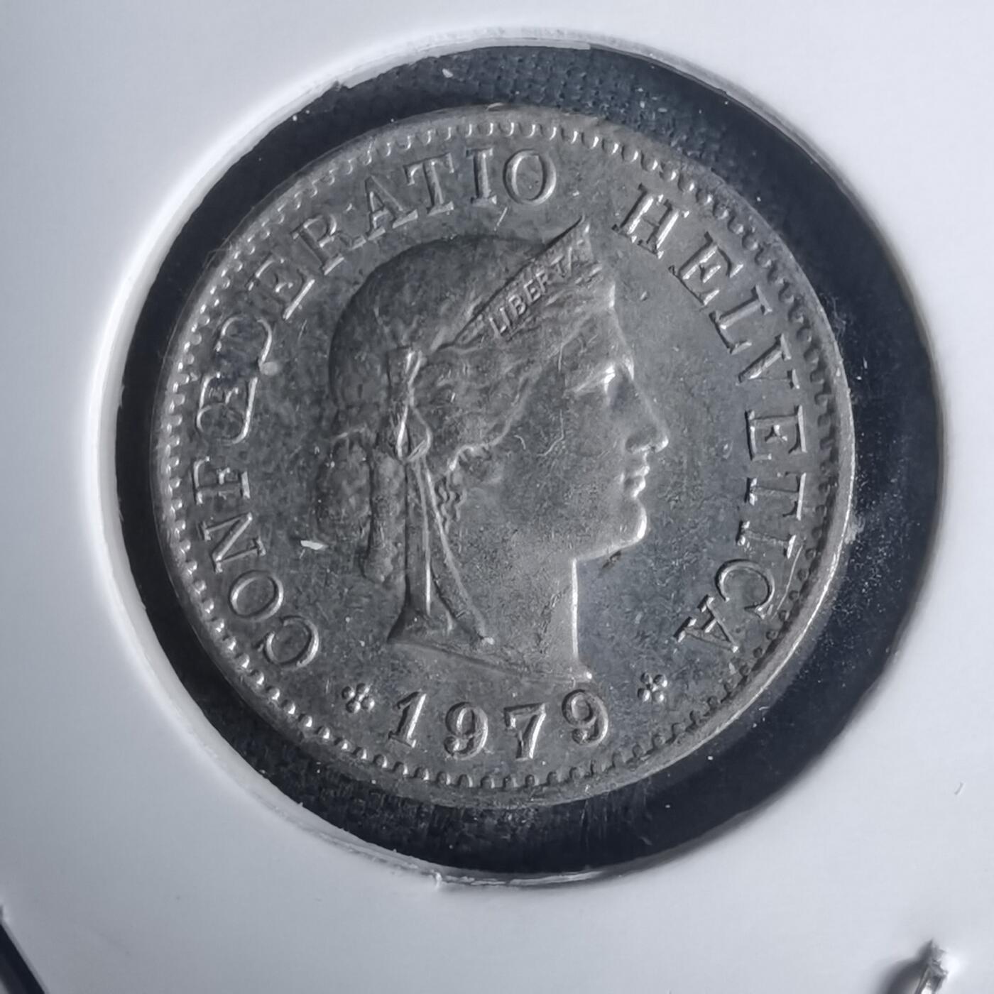 沼泽如烟--第936场 瑞士1979年五分