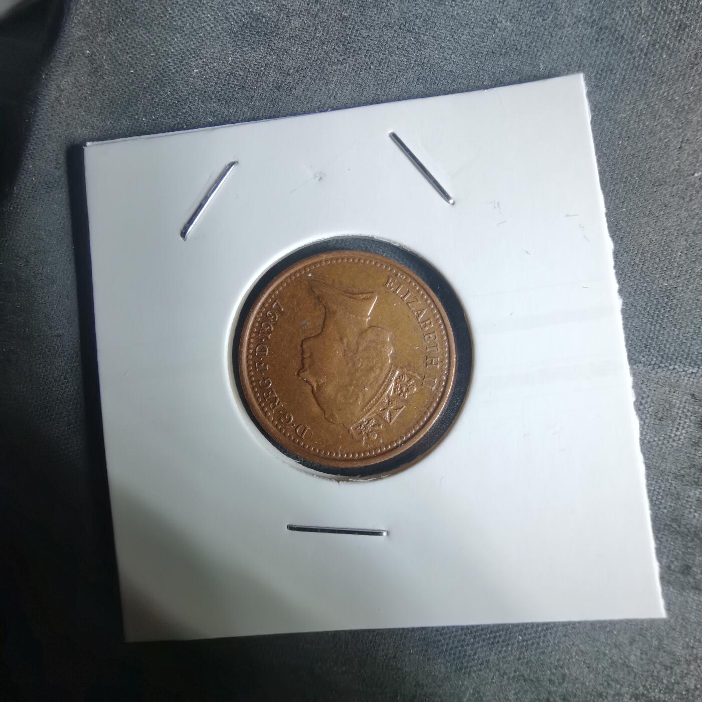 沼泽如烟--第936场 英国1997年1便士