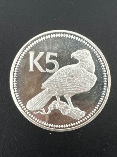 ❤️【币观天下】❤️ 第335期钱币拍卖- 2025.12.19周五晚上6点半场-长期征集拍品 - 巴布亚新几内亚1976年K5银币