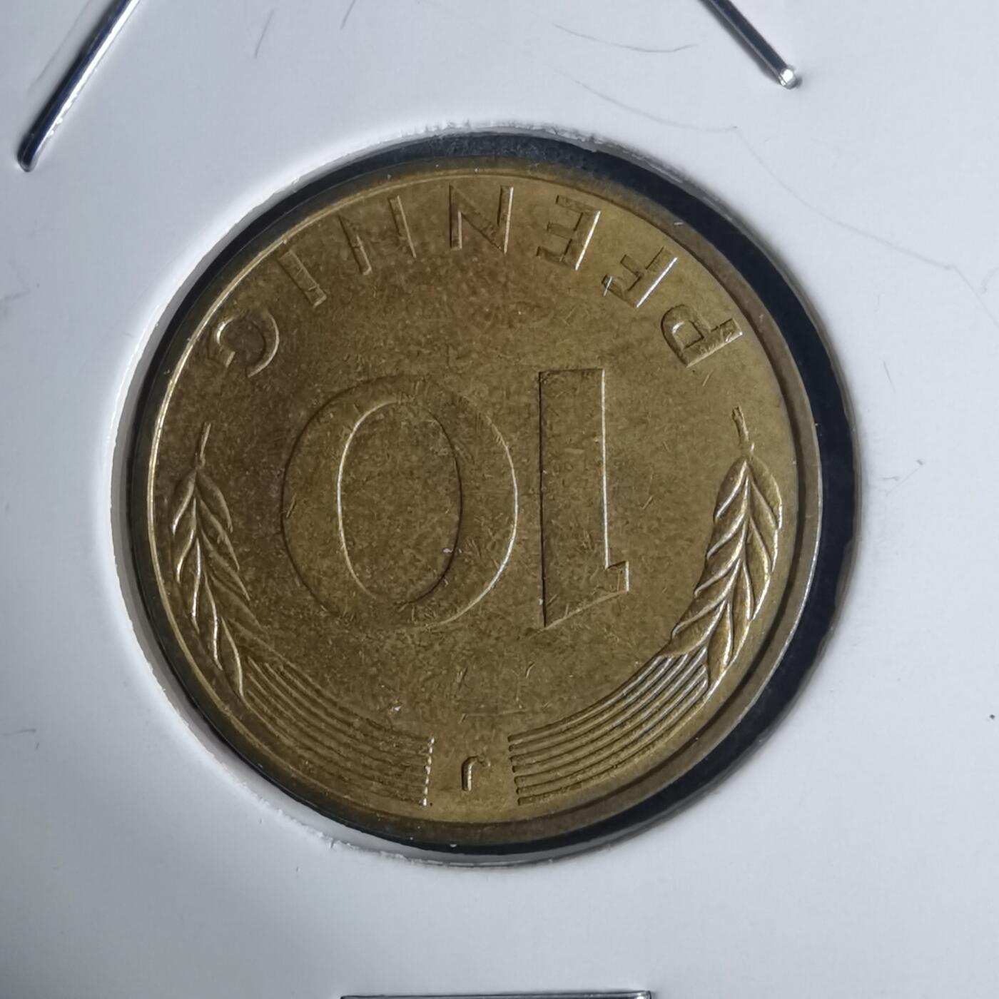 沼泽如烟--第936场 德国1971年10芬尼