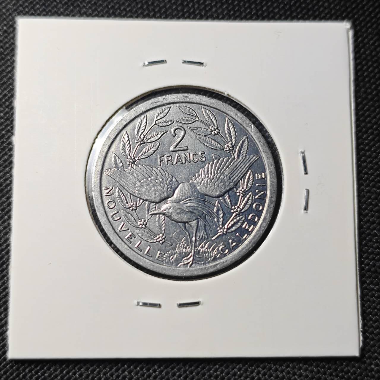 KK钱币收藏小铺 第382期  2月预留时间 周末发货  1999新喀里多尼亚2法郎