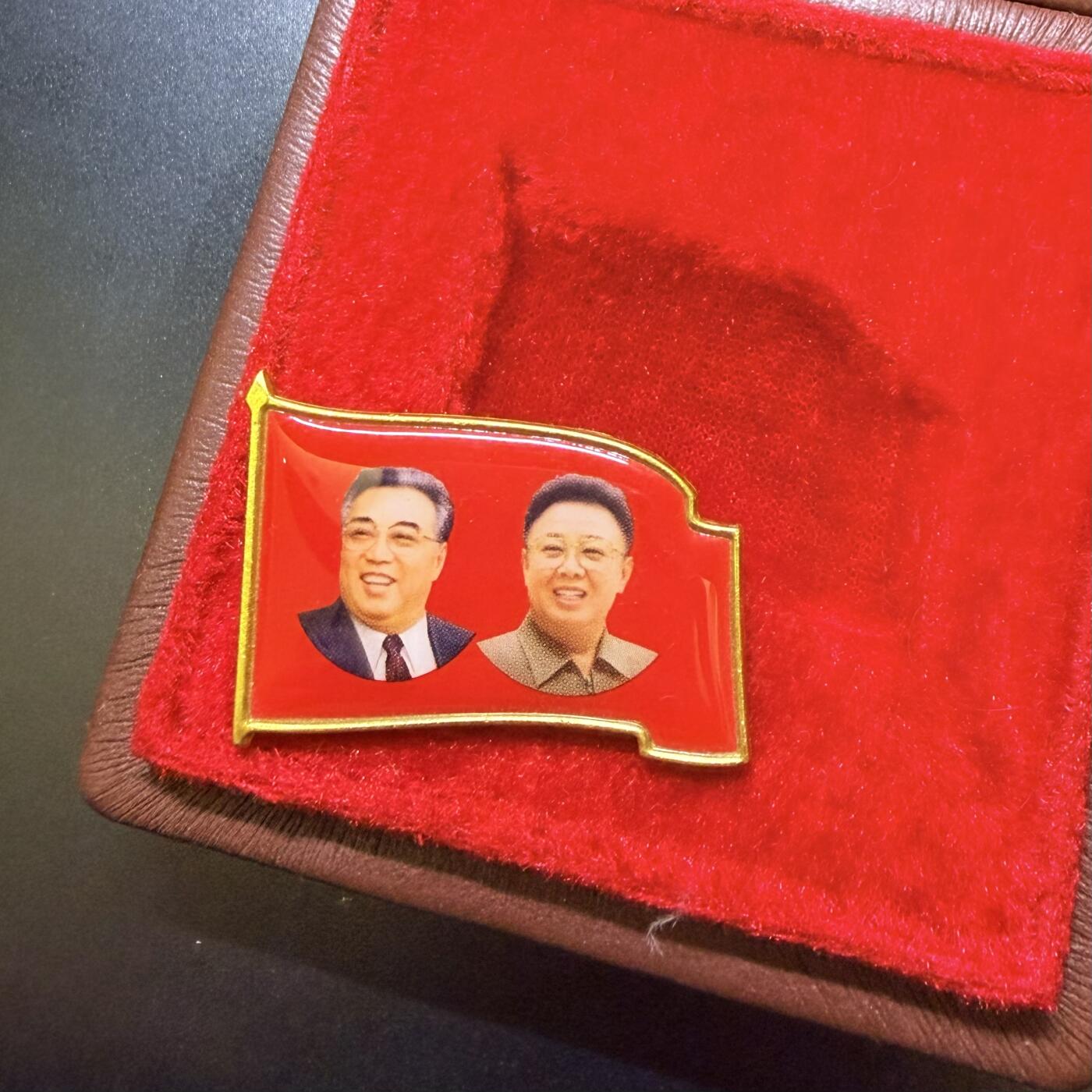 金日成 金正日 双人章带原盒