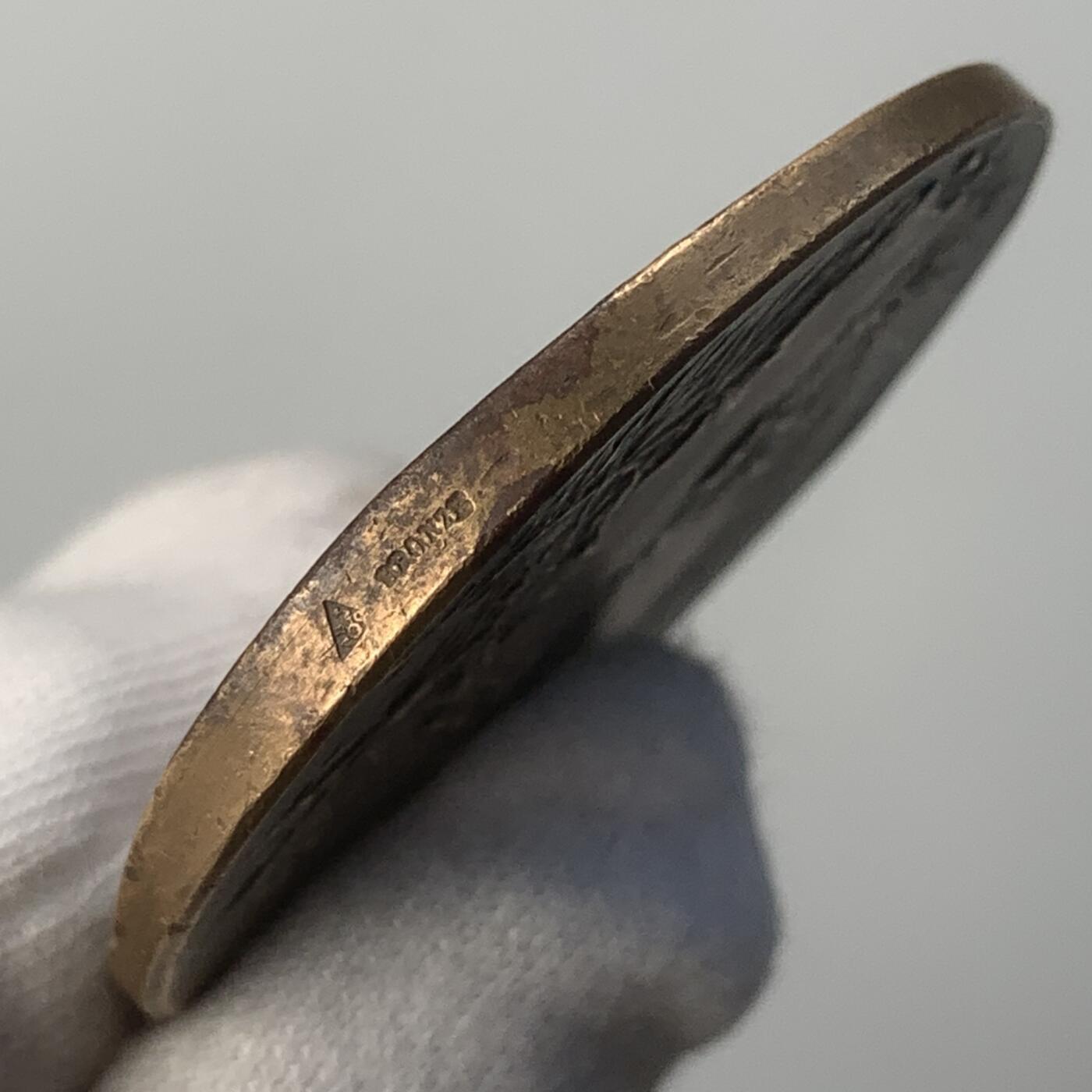 掌中浮雕-藏着的欧洲第046场 法国女神铜章，41.7mm，30.6g，大师皮耶作品