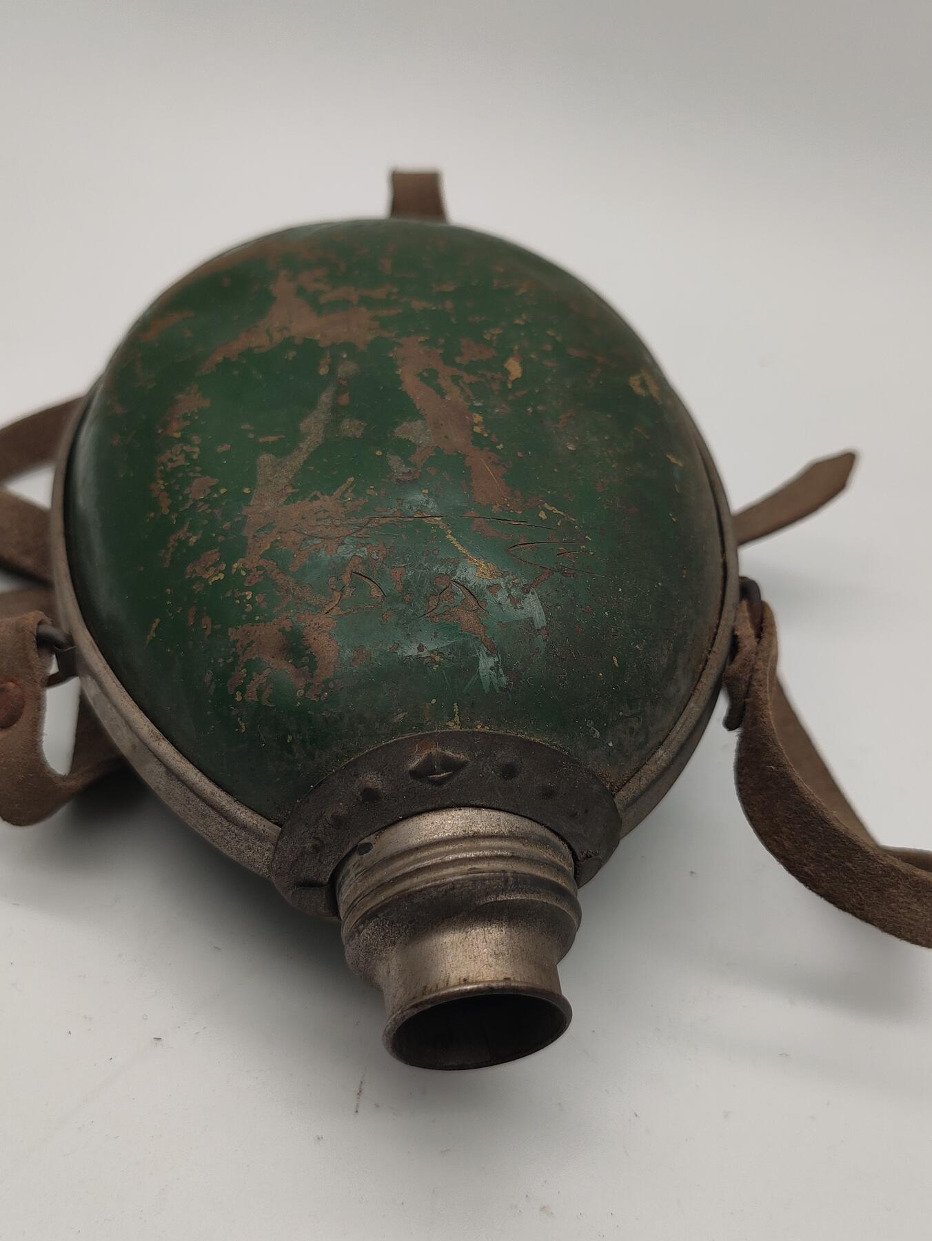 徽章旧纸专场1216 水壶 昭和时期老水壶带背带绳