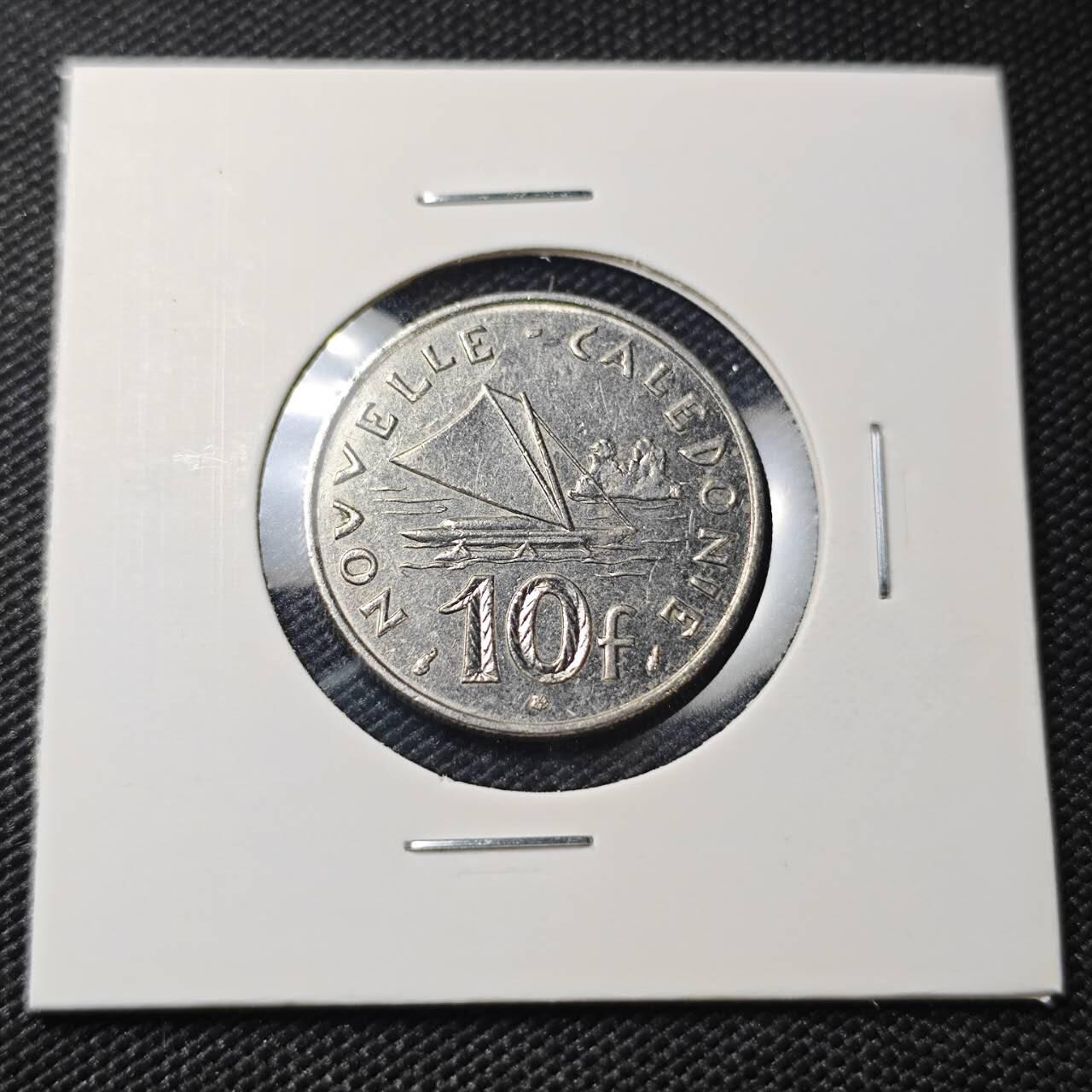 KK钱币收藏小铺 第382期  2月预留时间 周末发货 1992新喀里多尼亚10法郎