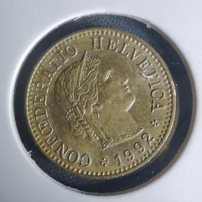 沼泽如烟--第936场 - 瑞士1992年五分