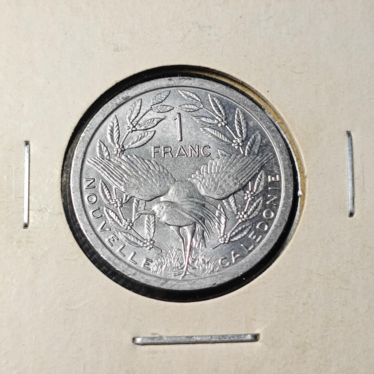 KK钱币收藏小铺 第382期  2月预留时间 周末发货  1981新喀里多尼亚1法郎