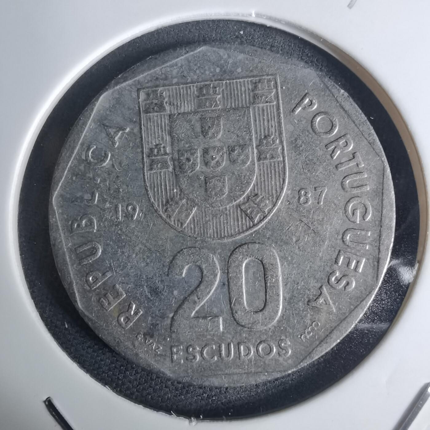 沼泽如烟--第936场 葡萄牙1987年20埃斯库多