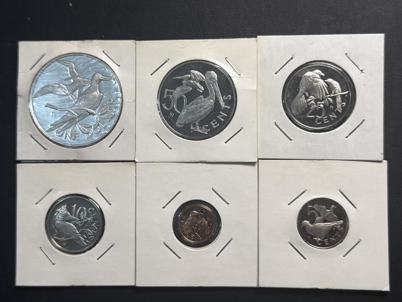 ❤️【币观天下】❤️ 第335期钱币拍卖- 2025.12.19周五晚上6点半场-长期征集拍品 维尔京群岛1976年精制套币6枚套含1银币