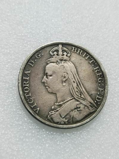 天下钱庄专场欢迎参拍 - 英国维多利亚马剑银币