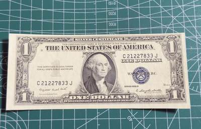 【礼羽收藏】🌏世界钱币拍卖第116期 - 35年蓝印1美元unc品相