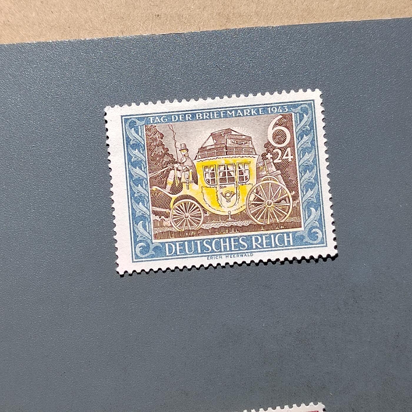 PCAI钱币  18-664  二战德国邮票大展销小专场 德国二战时期邮票