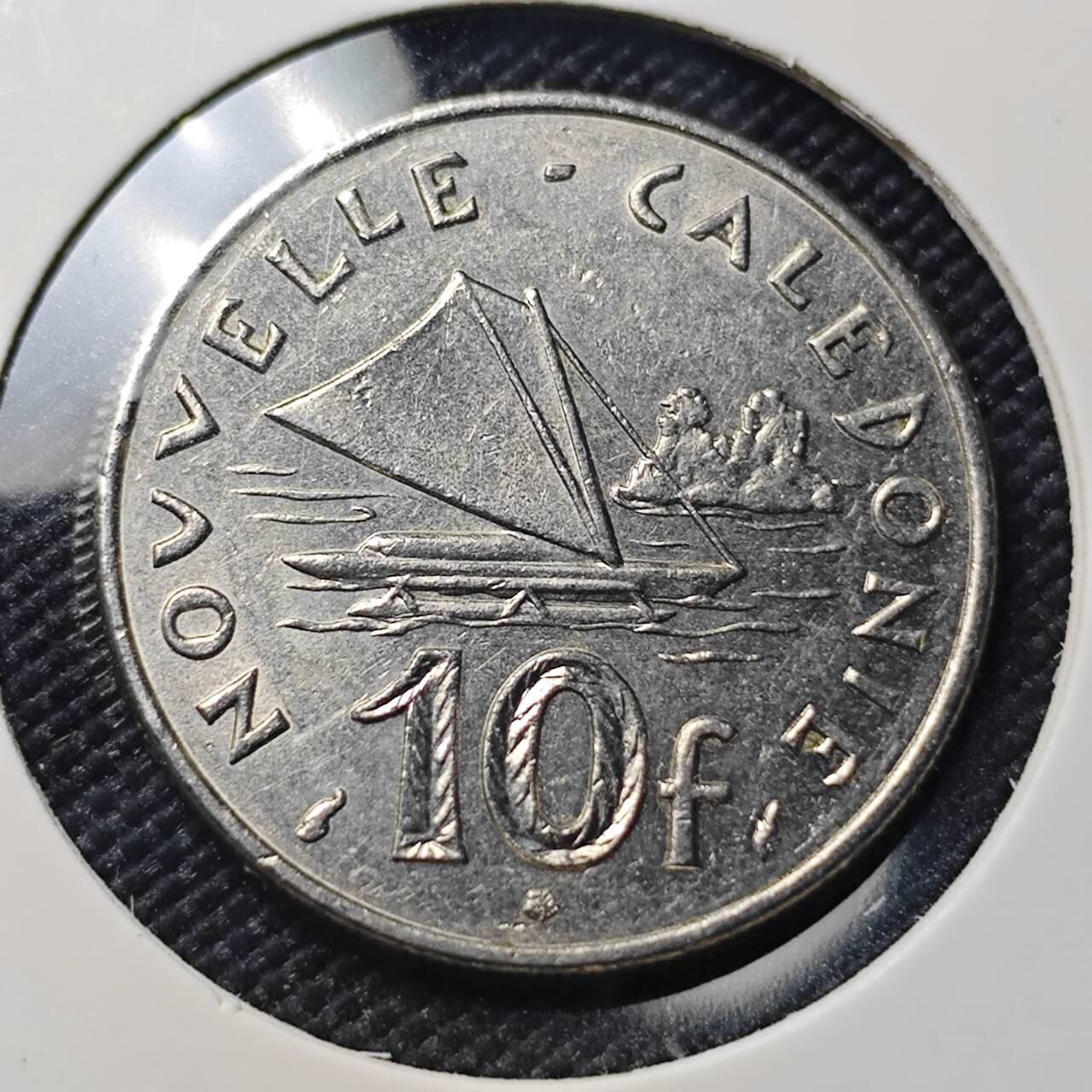 KK钱币收藏小铺 第382期  2月预留时间 周末发货  1983新喀里多尼亚10法郎