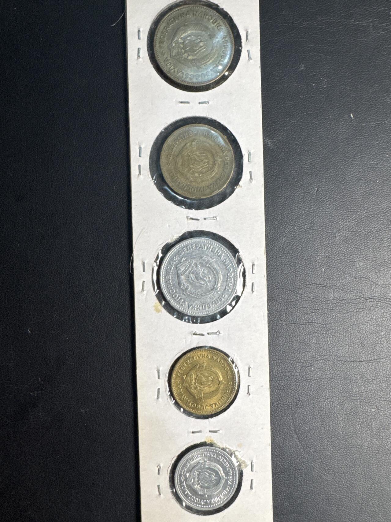 ❤️【币观天下】❤️ 第335期钱币拍卖- 2025.12.19周五晚上6点半场-长期征集拍品 南斯拉夫5枚套