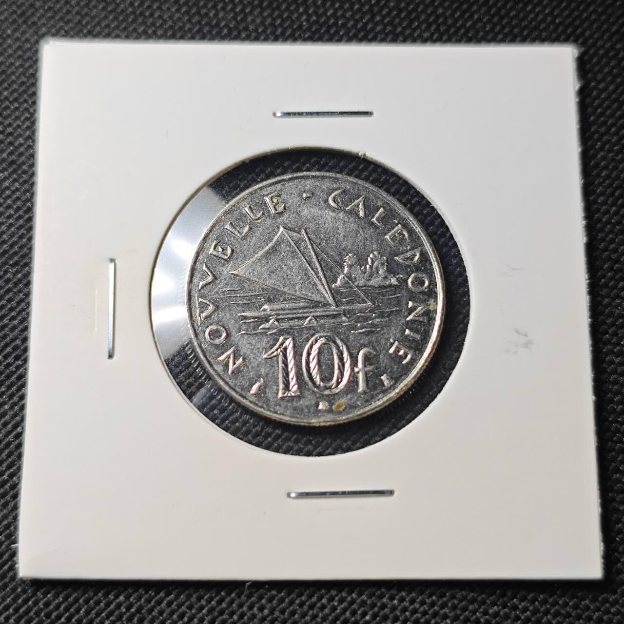 KK钱币收藏小铺 第382期  2月预留时间 周末发货 1998 新喀里多尼亚10法郎