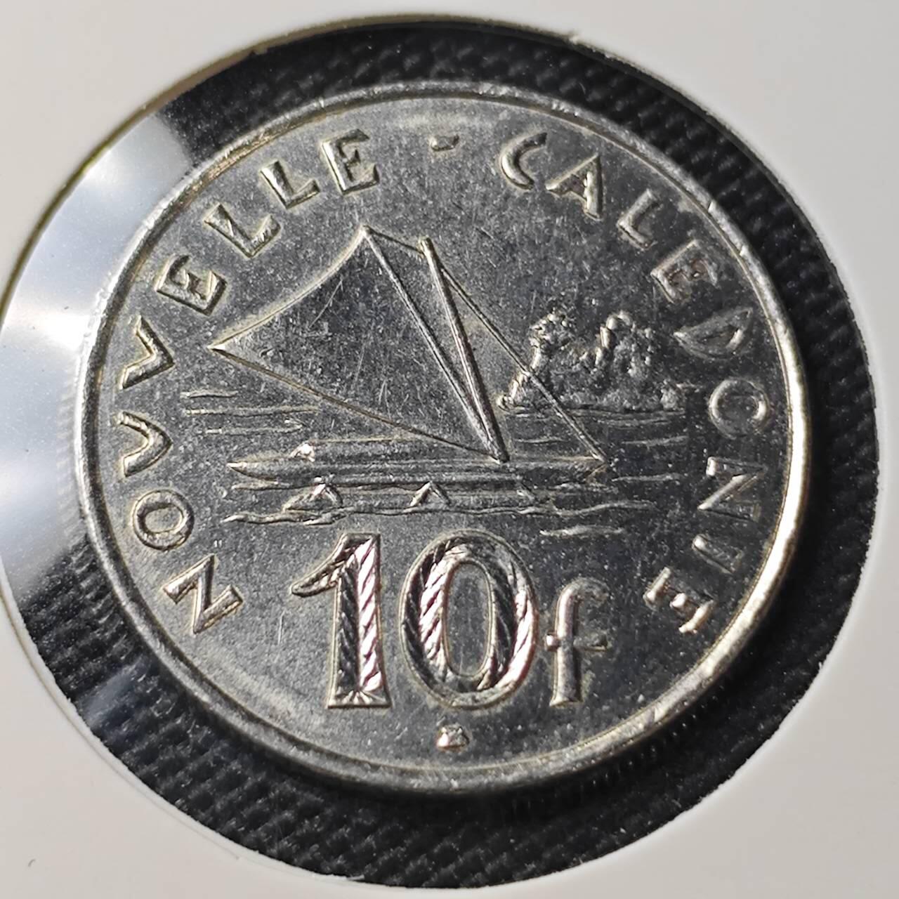 KK钱币收藏小铺 第382期  2月预留时间 周末发货  2003新喀里多尼亚10法郎