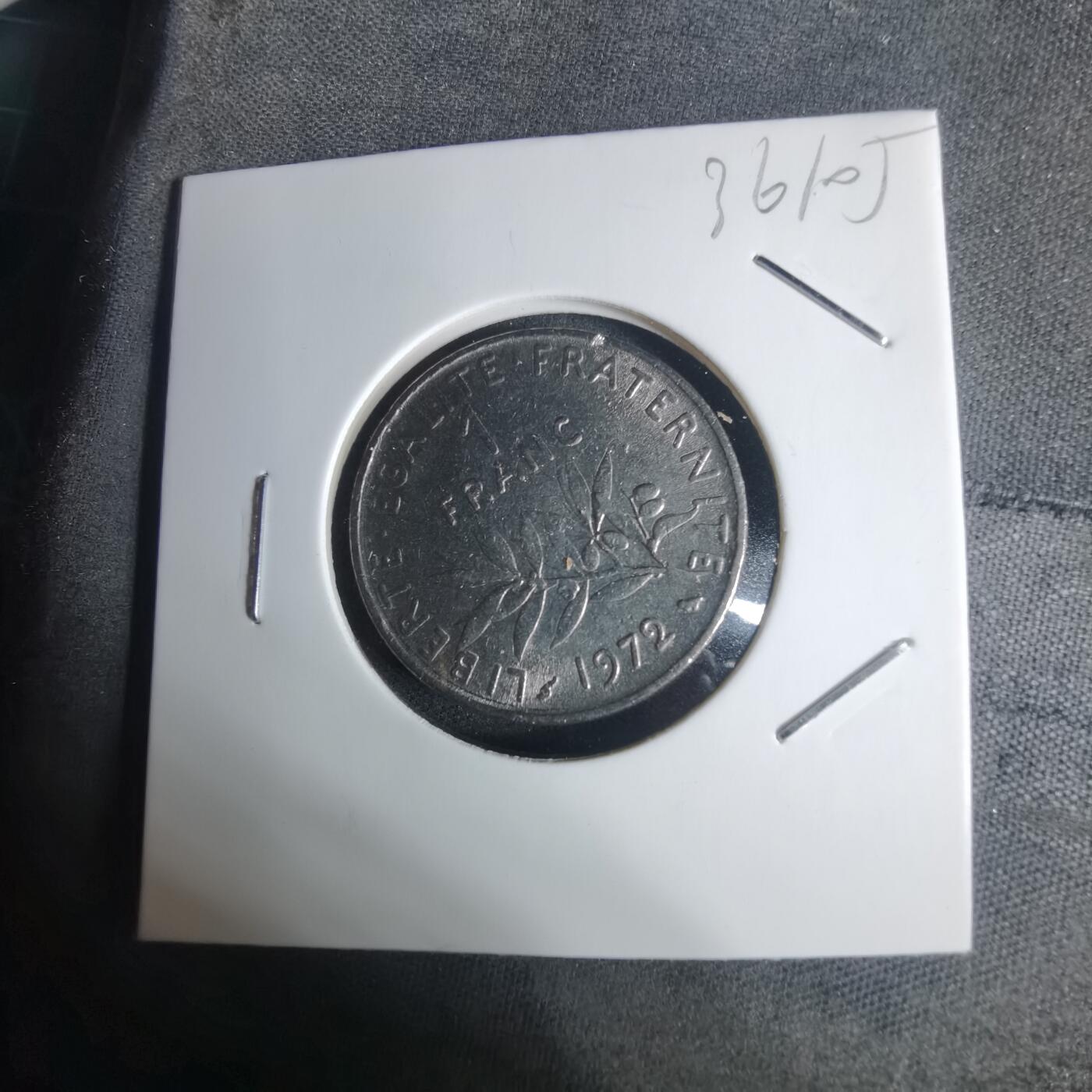 沼泽如烟--第936场 法国1972年1法郎