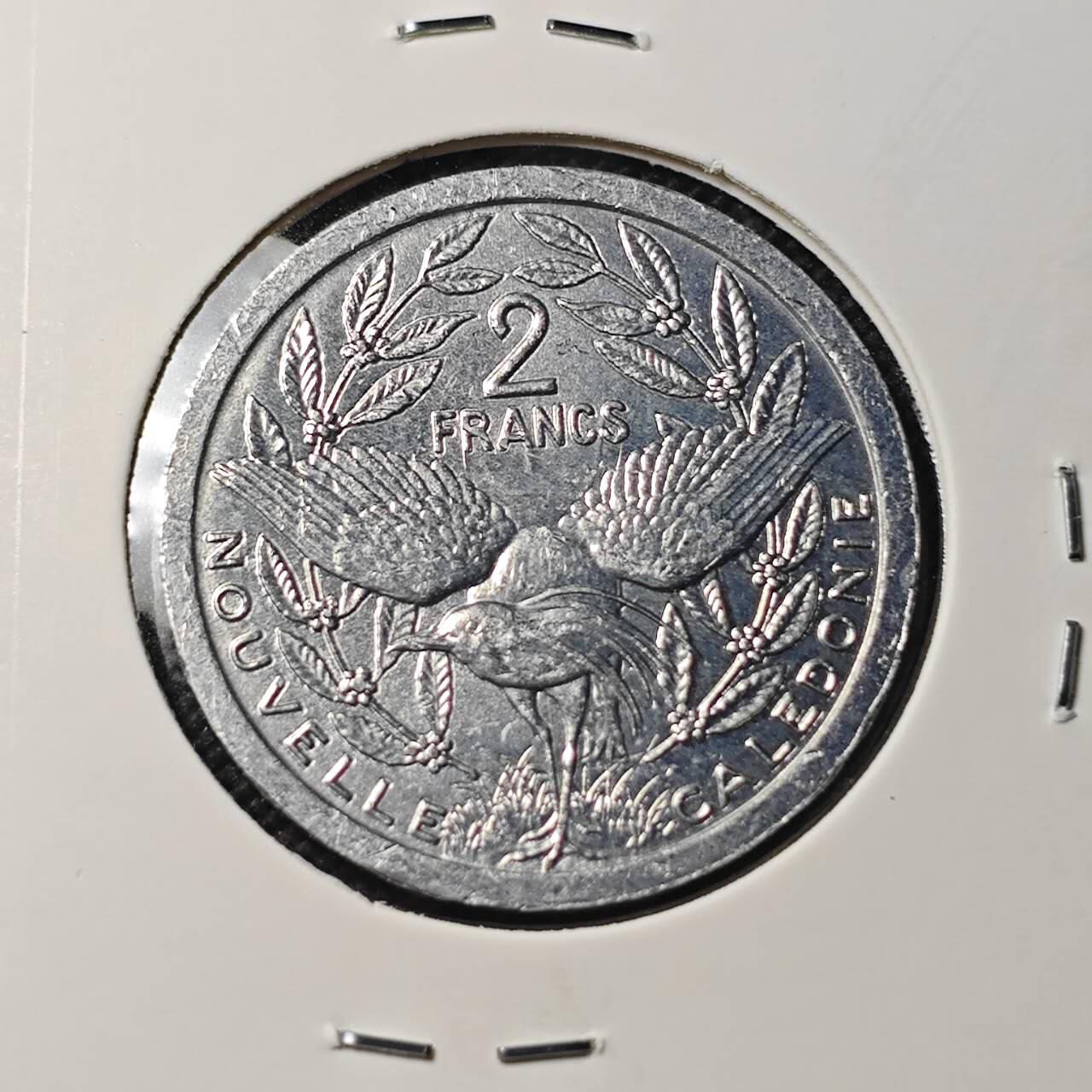 KK钱币收藏小铺 第382期  2月预留时间 周末发货 2009新喀里多尼亚2法郎