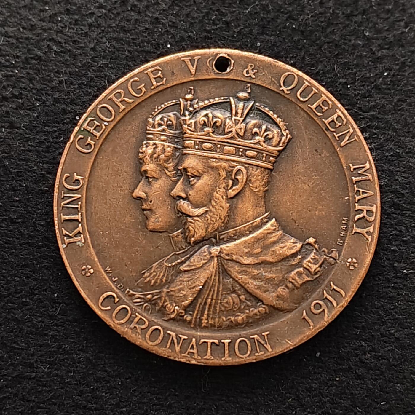 【全场包邮】纯粹捡漏拍486场（免费代拍第23场） 【纪念章】英国1911年乔治五世加冕纪念章