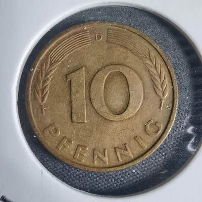 沼泽如烟--第937场 - 德国1987年10芬尼