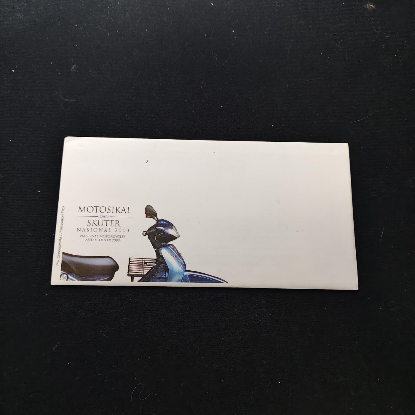 【全场包邮】纯粹捡漏拍486场（免费代拍第23场） 【邮票】马来西亚2003年双轮摩托纪念邮折