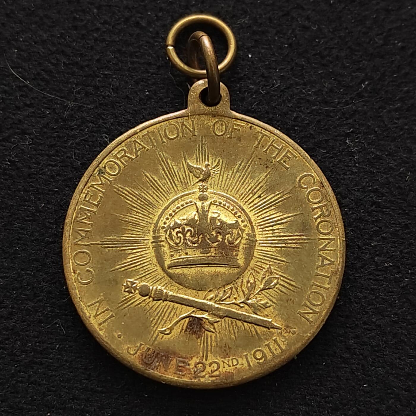 【全场包邮】纯粹捡漏拍486场（免费代拍第23场） 【纪念章】英国1911年乔治五世加冕纪念章
