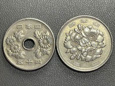 回流1222 - 日本昭和菊花🌼50元、平成樱花🌸100元一对