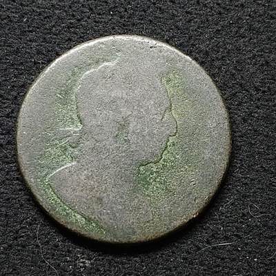 【全场包邮】纯粹捡漏拍486场（免费代拍第23场） - 英国17XX年乔治二世半便士铜币