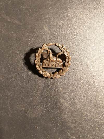 老王徽章第170期 - 英国格洛斯特步兵团领章     一战时期