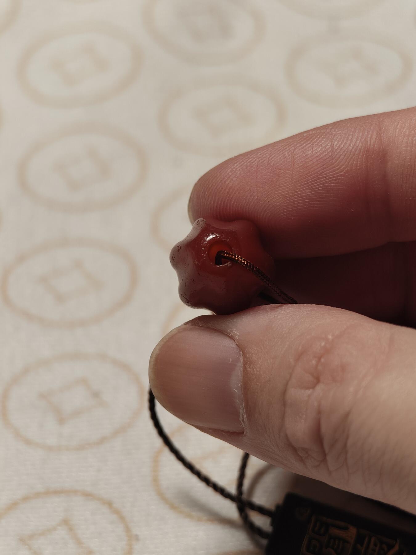 抚柳草堂-第二期章牌钱币 奖章勋章限时免佣 满百包邮 放漏专场 15世纪瓜楞玛瑙珠 闻德评级尺寸见标签