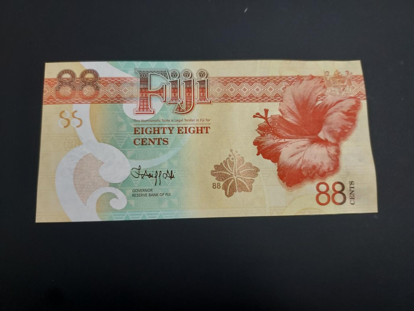 博彦收藏    12月22日 8点 钱币专场 全场包邮 斐济 财神钞 88c UNC 