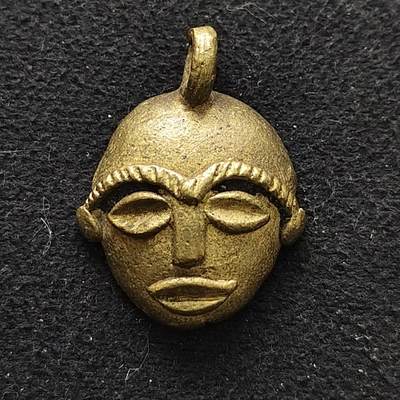 【全场包邮】纯粹捡漏拍486场（免费代拍第23场） - 【杂件】铜制小面具挂件