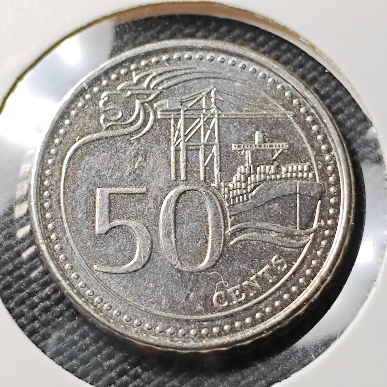 KK钱币收藏小铺 第382期  2月预留时间 周末发货  2018新加坡50分