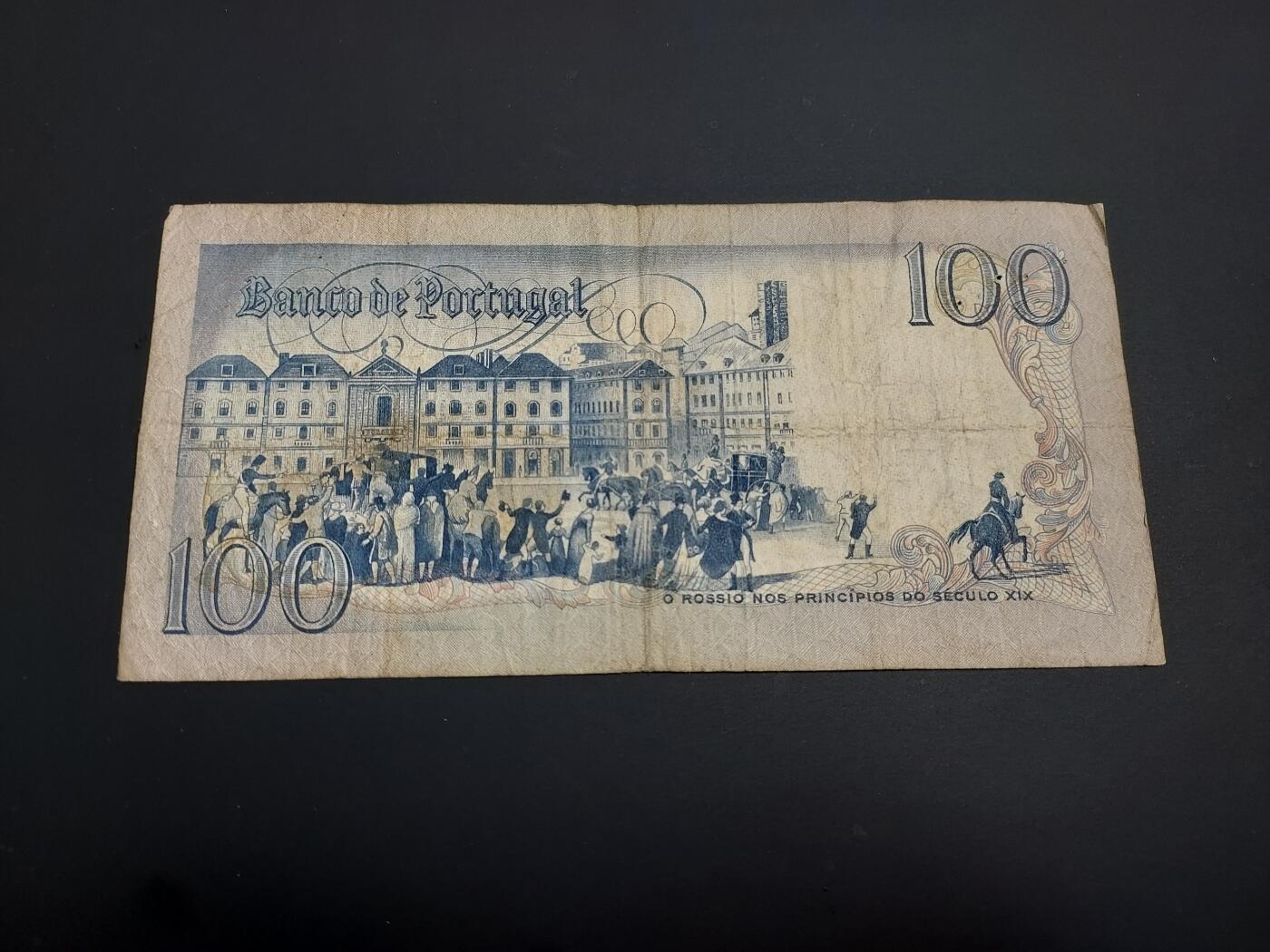 博彦收藏    12月22日 8点 钱币专场 全场包邮 1981葡萄牙 100 比塞塔 流通品