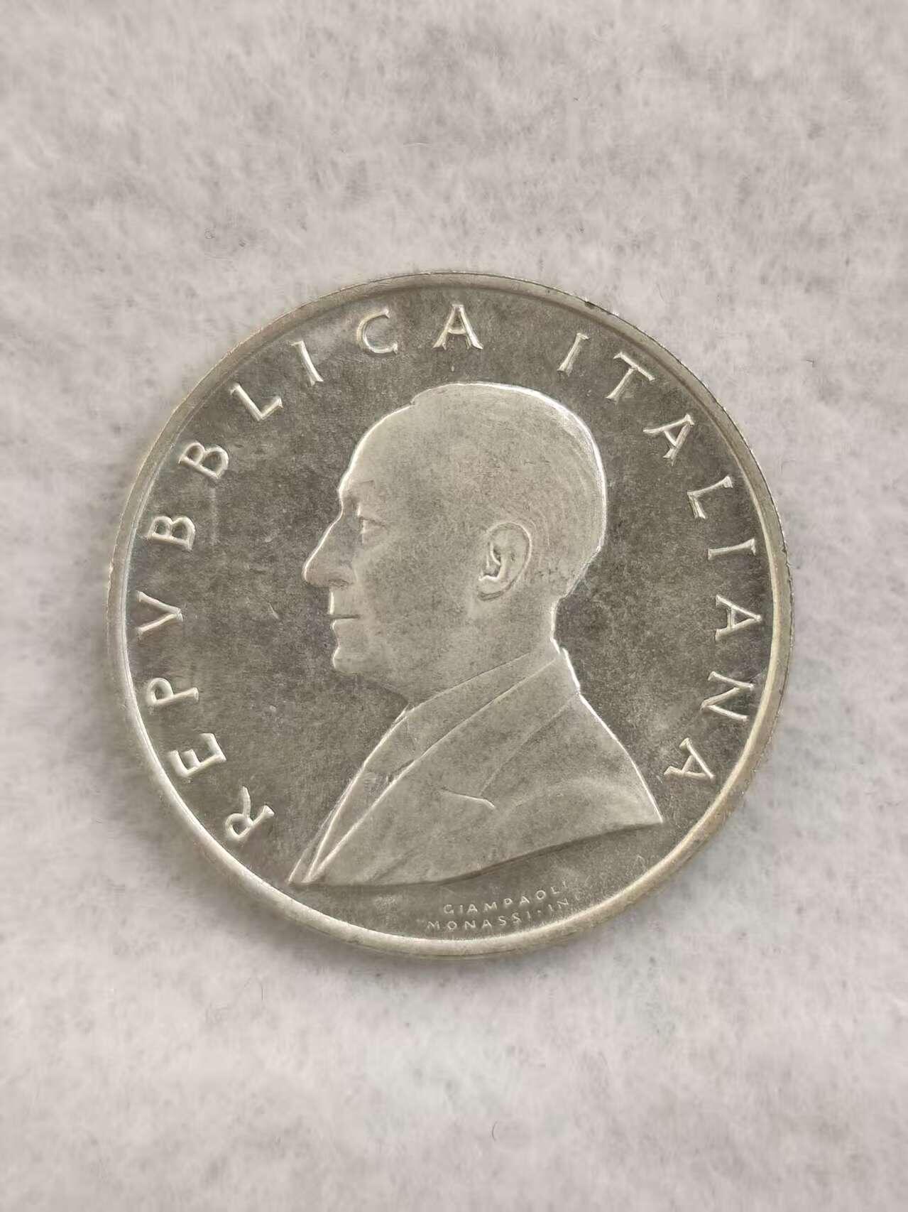 G&W世界散币，银币处理专场（第39场） 意大利1974年500里拉  银币