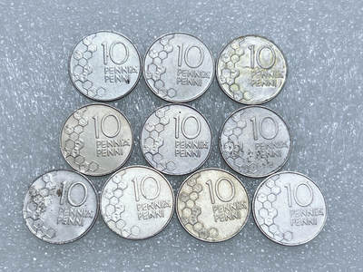 第一海外回流一元起拍收藏 散集专场  第277期 - 芬兰10芬尼硬币 10枚