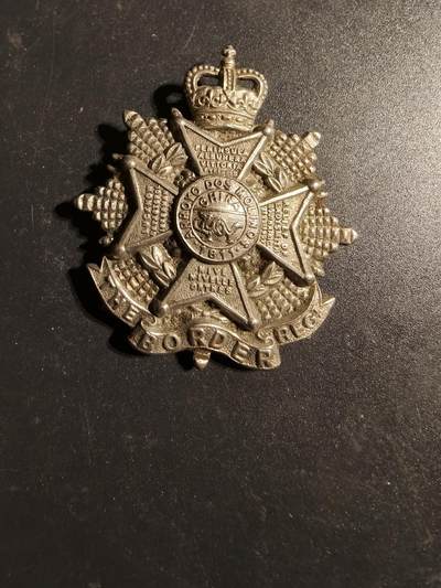 老王徽章第170期 - 英国边境步兵团帽徽    一战时期