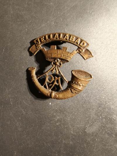 老王徽章第170期 - 英国阿尔伯特亲王轻步兵团帽徽    一战时期