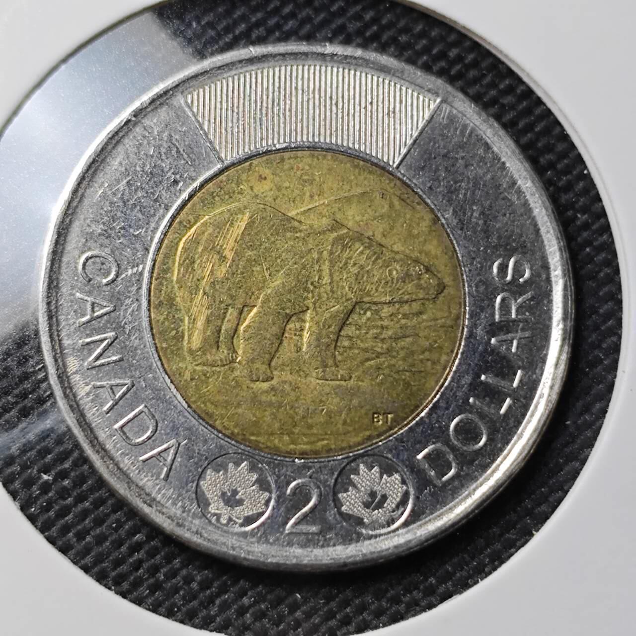 KK钱币收藏小铺 第382期  2月预留时间 周末发货 2012加拿大2元 