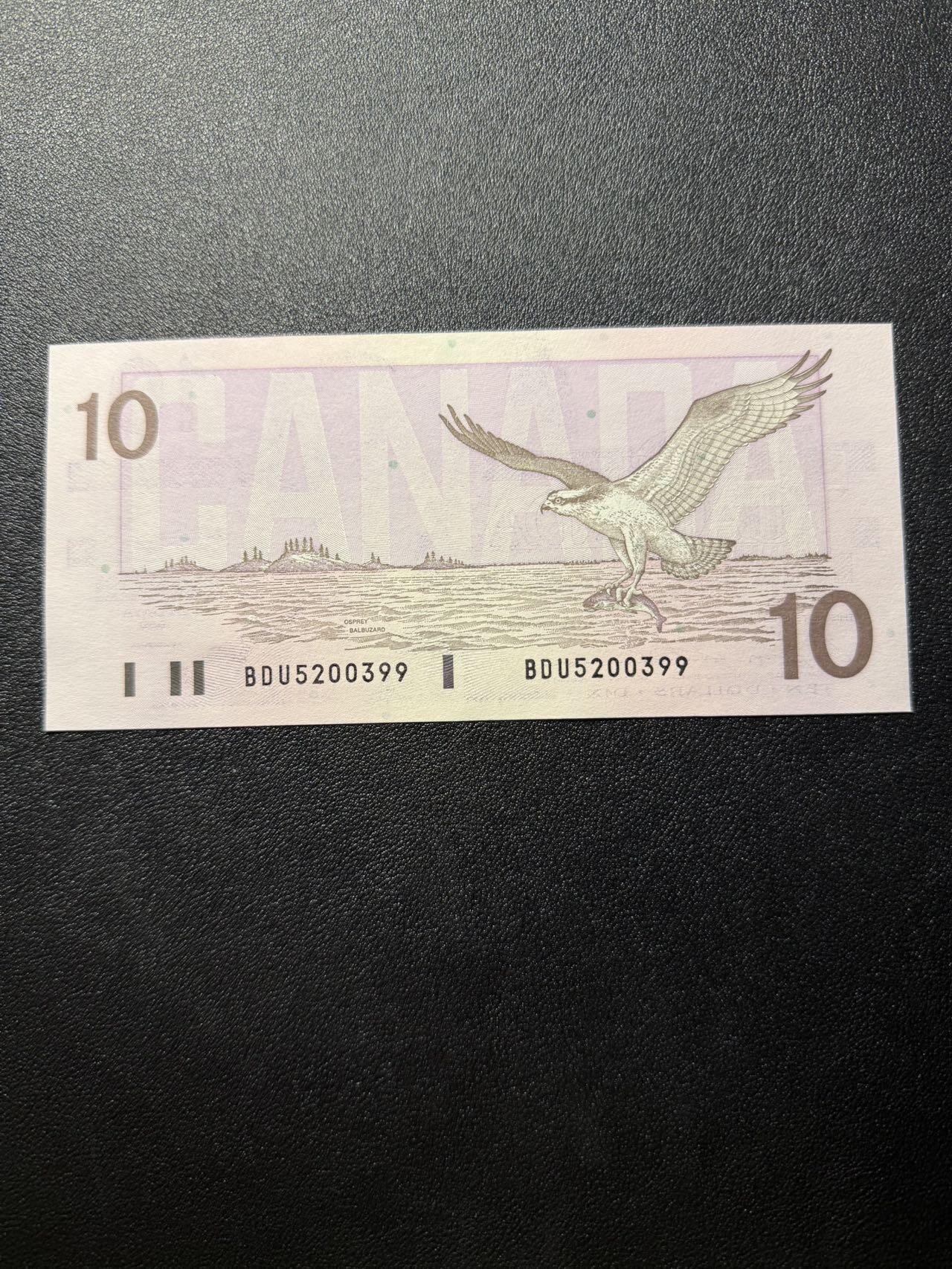 第14期 库存低价起拍 加拿大 鸟版10 全新unc 无47