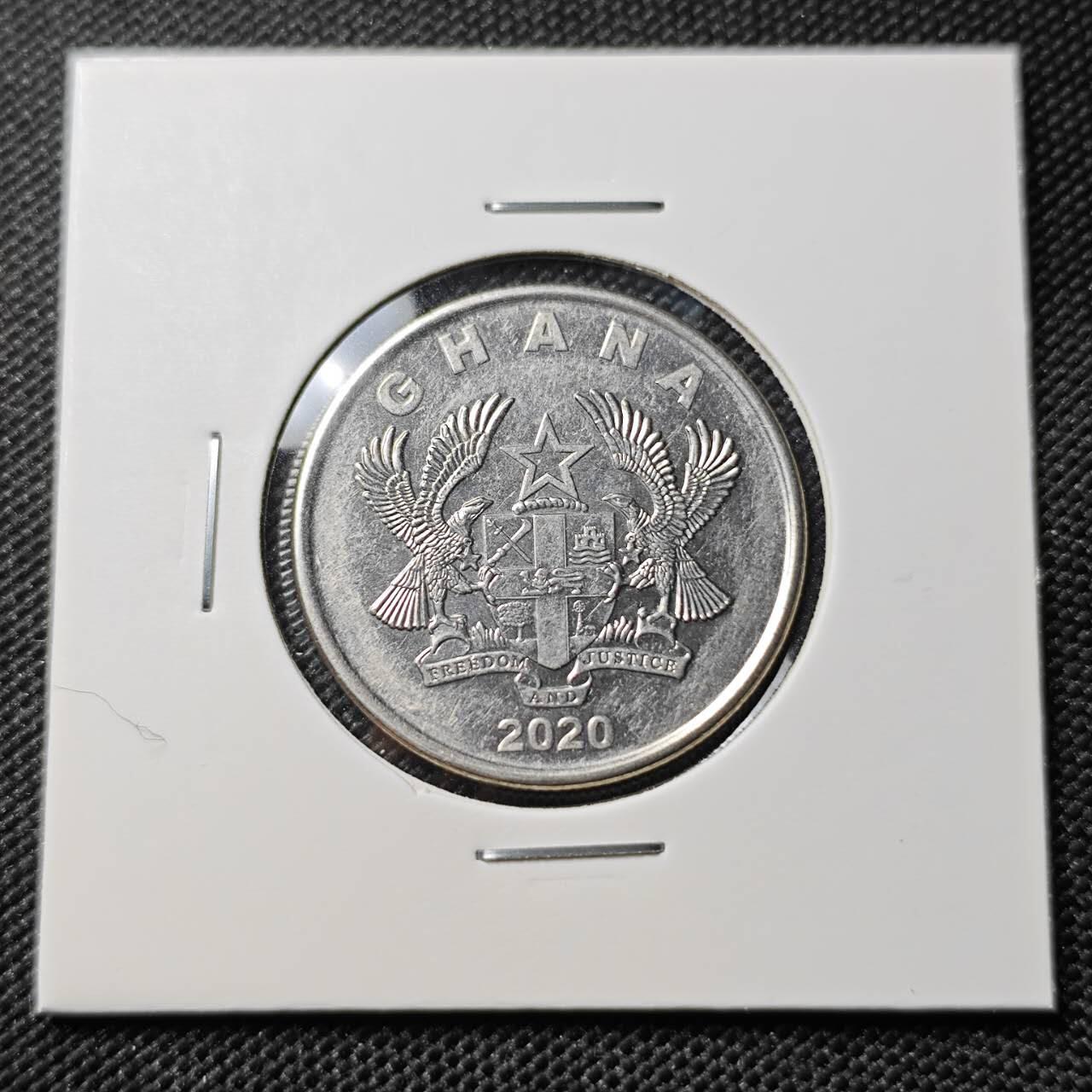 KK钱币收藏小铺 第382期  2月预留时间 周末发货  加纳50分