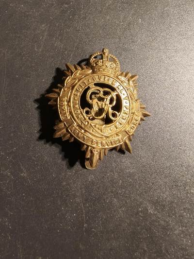 老王徽章第170期 - 英国皇家陆军服务兵团帽徽     二战时期
