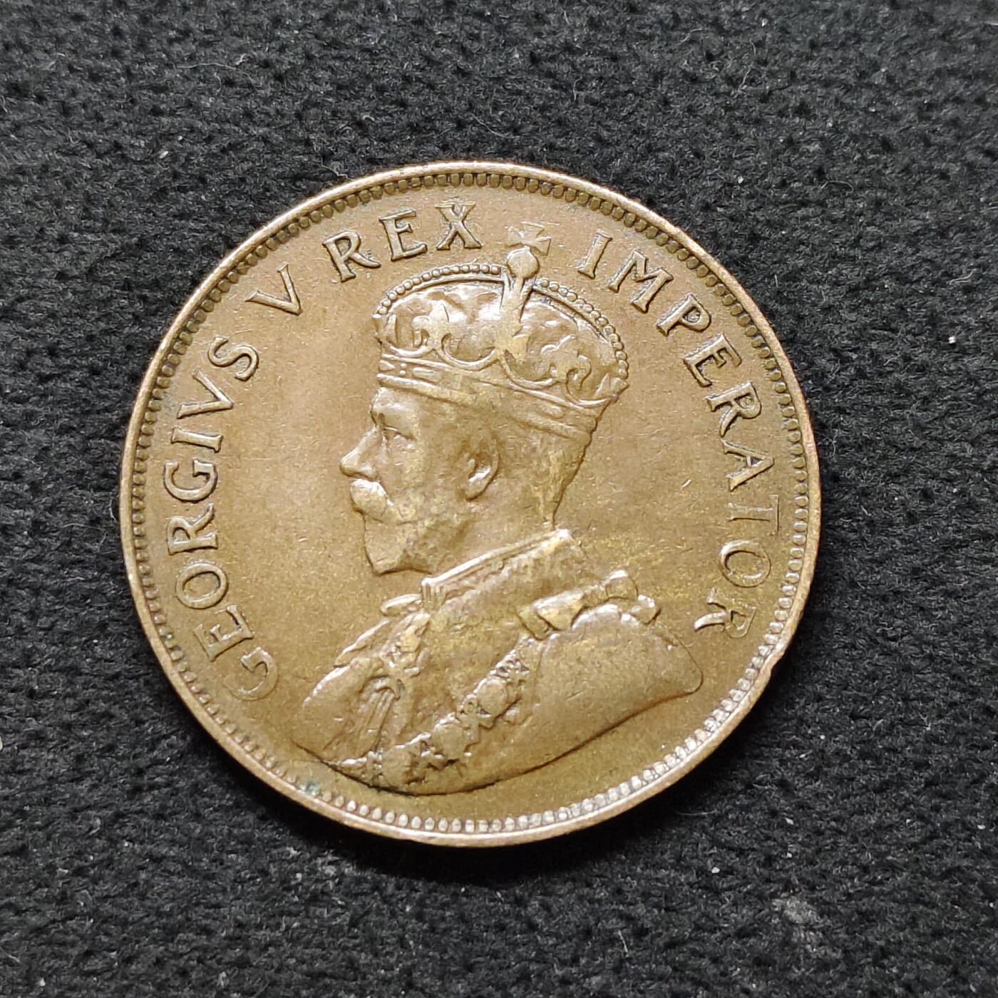 【全场包邮】纯粹捡漏拍486场（免费代拍第23场） 南非1930年乔治五世1便士大铜币